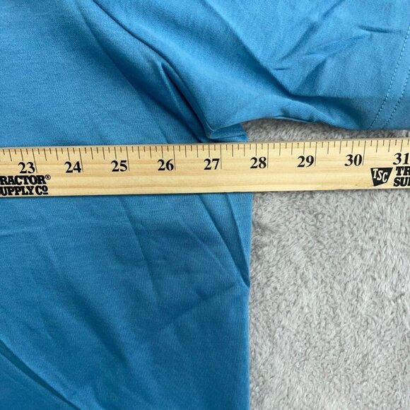 NWOT Lands' End Men's XXL Traditional Fit Blue Polo Shirt Cotton Blend - Picture 5 of 8